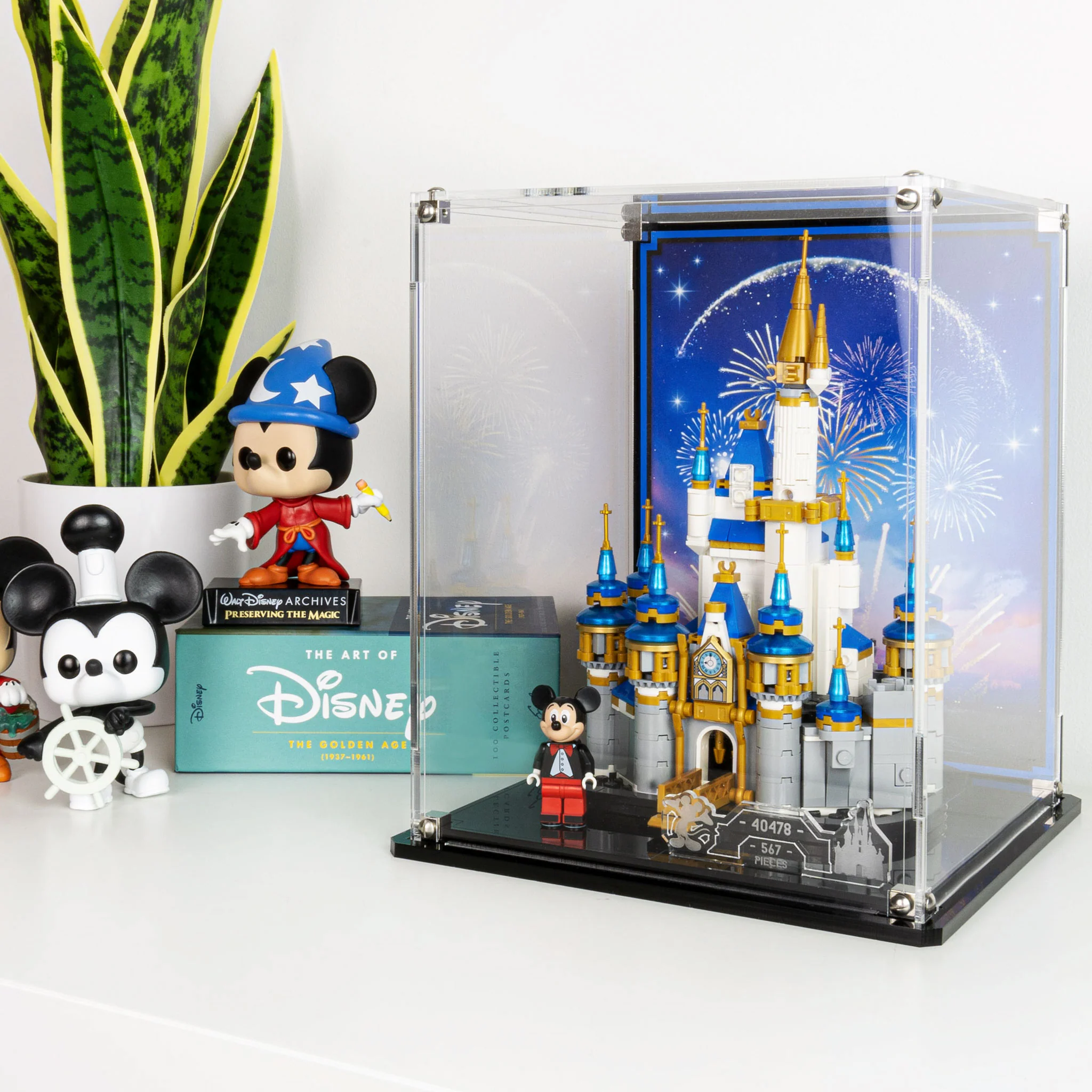 Display Case for LEGO® Mini Disney Castle (40478) - Image 2