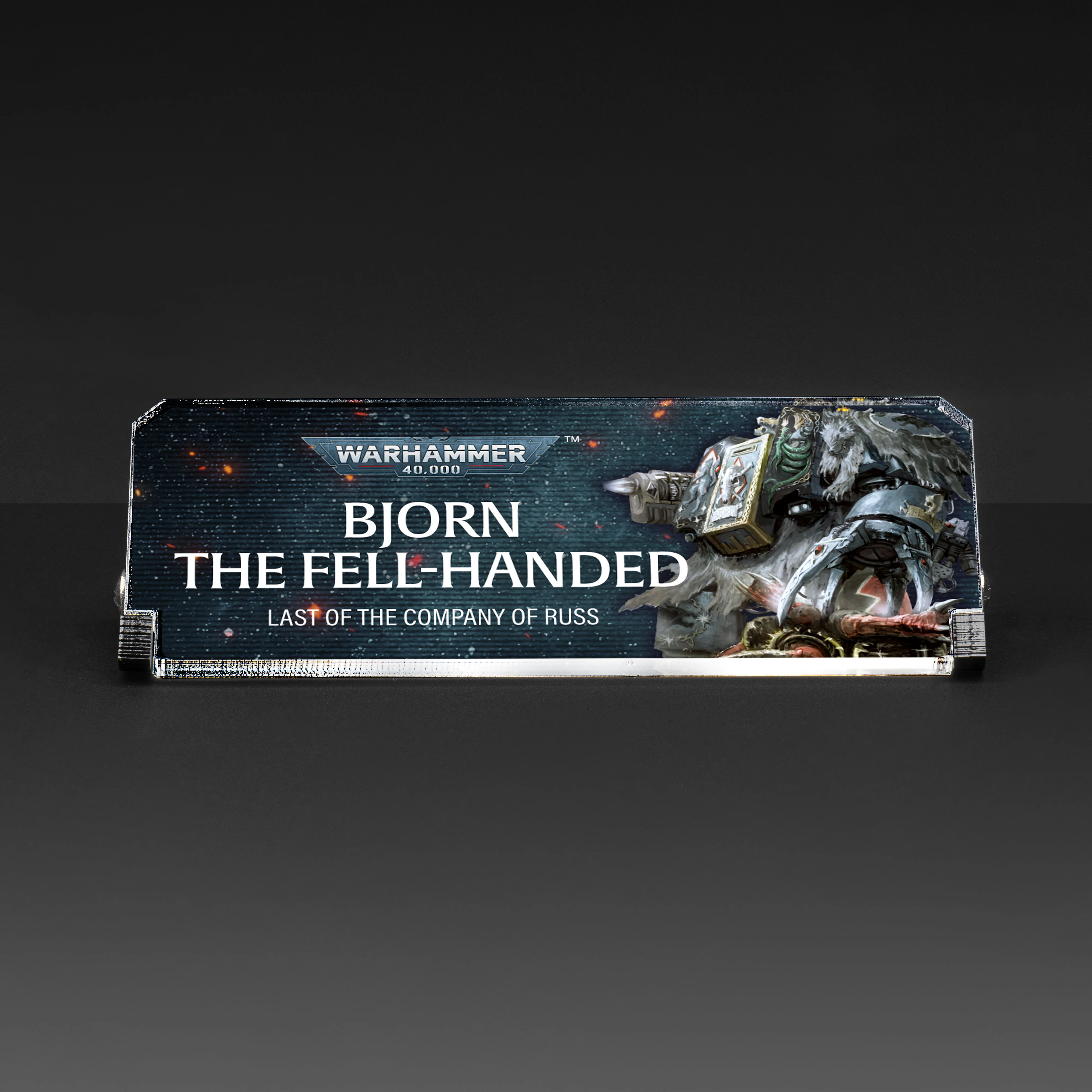 Plaque for Warhammer® 40,000 Bjorn the Fell-handed - Image 2