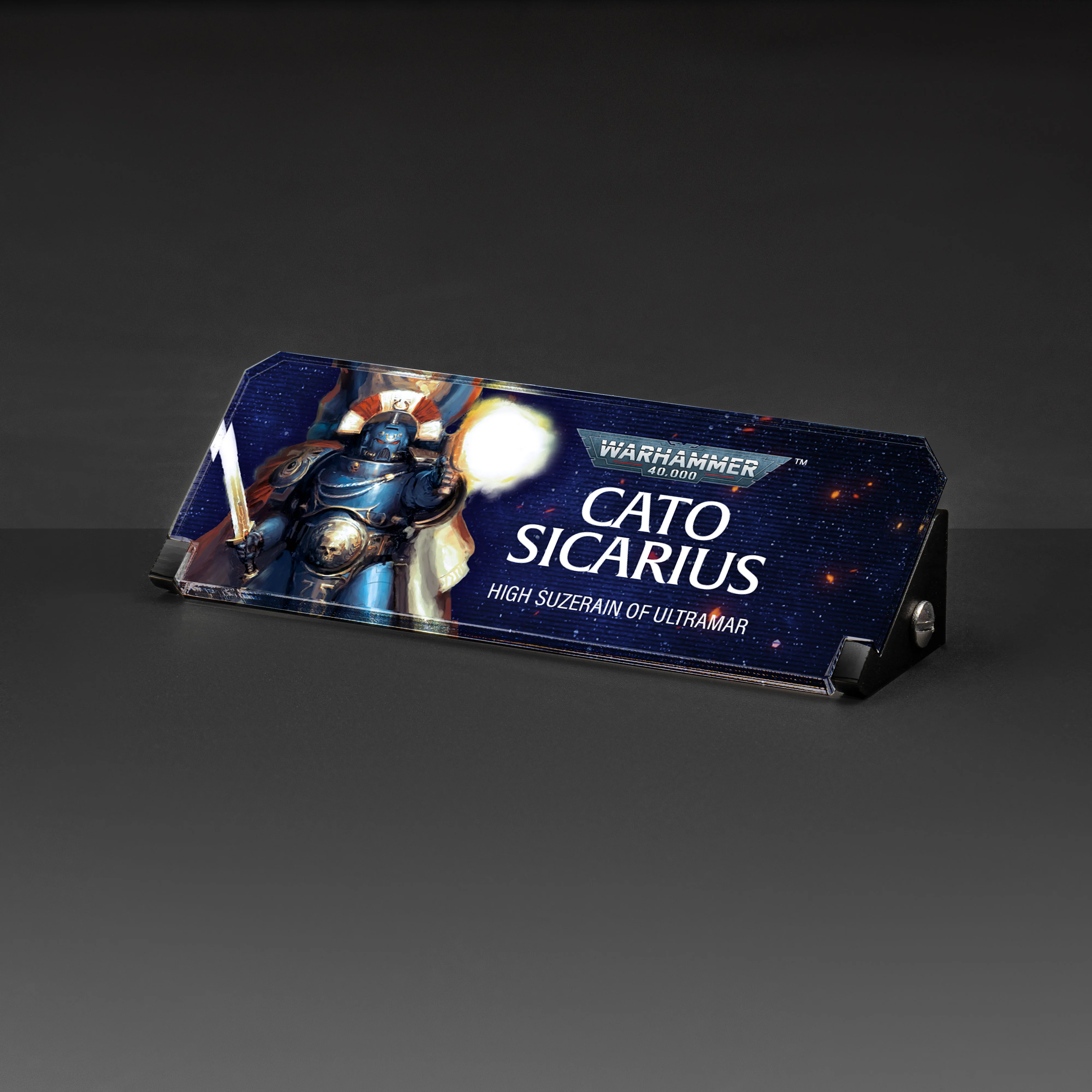 Plaque for Warhammer® 40,000 Cato Sicarius