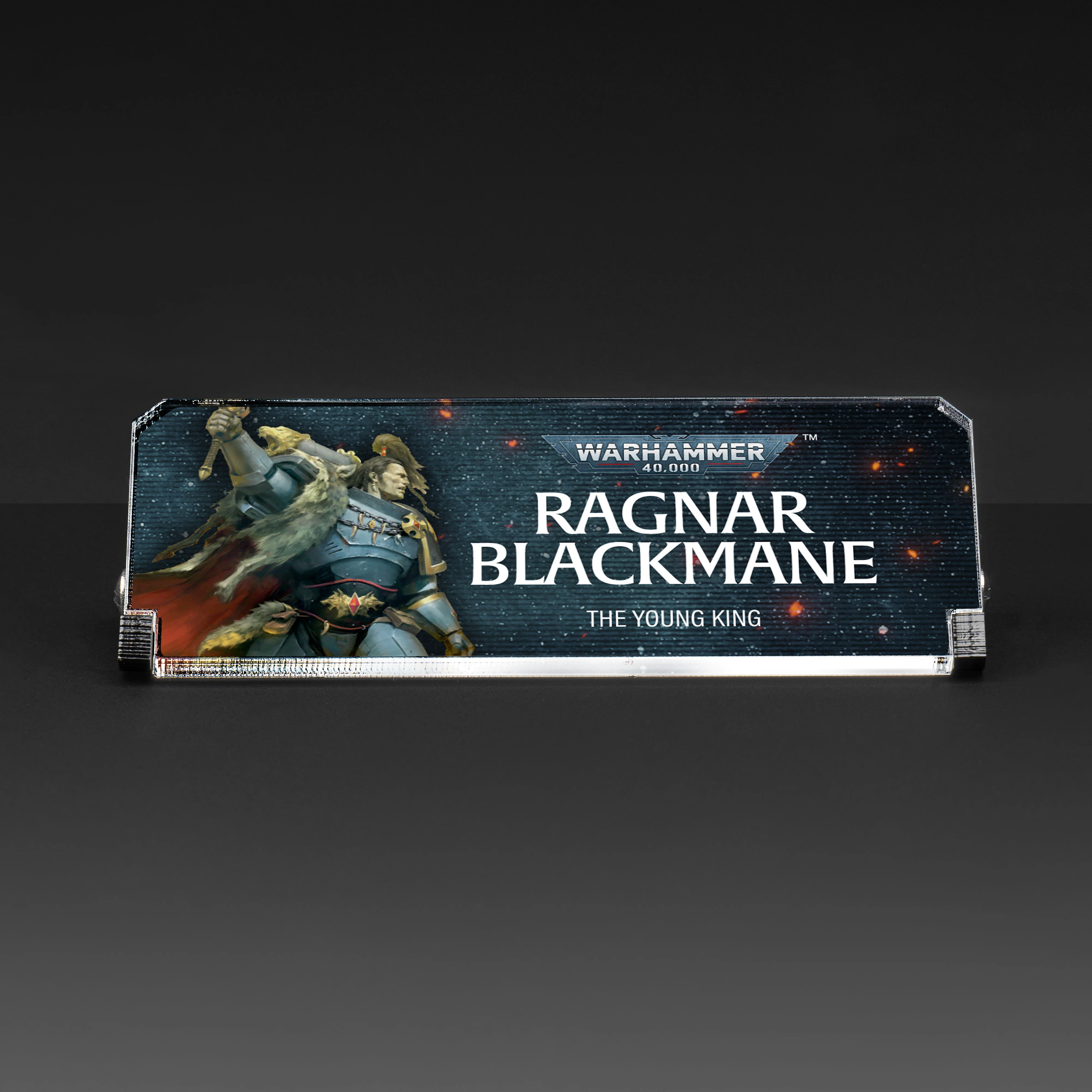 Plaque for Warhammer® 40,000 Ragnar Blackmane - Image 2