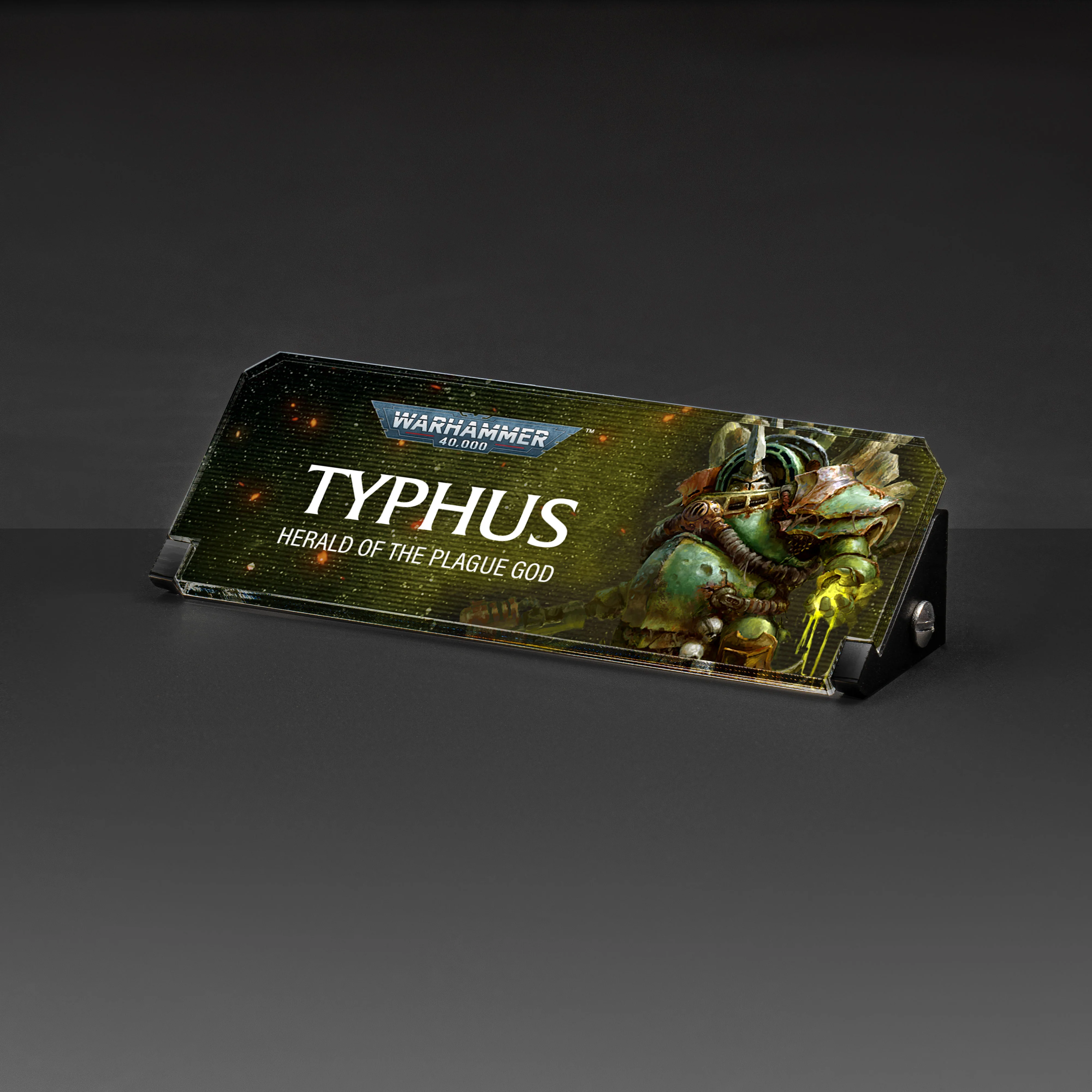 Plaque for Warhammer® 40,000 Typhus, Herald of the Plague God