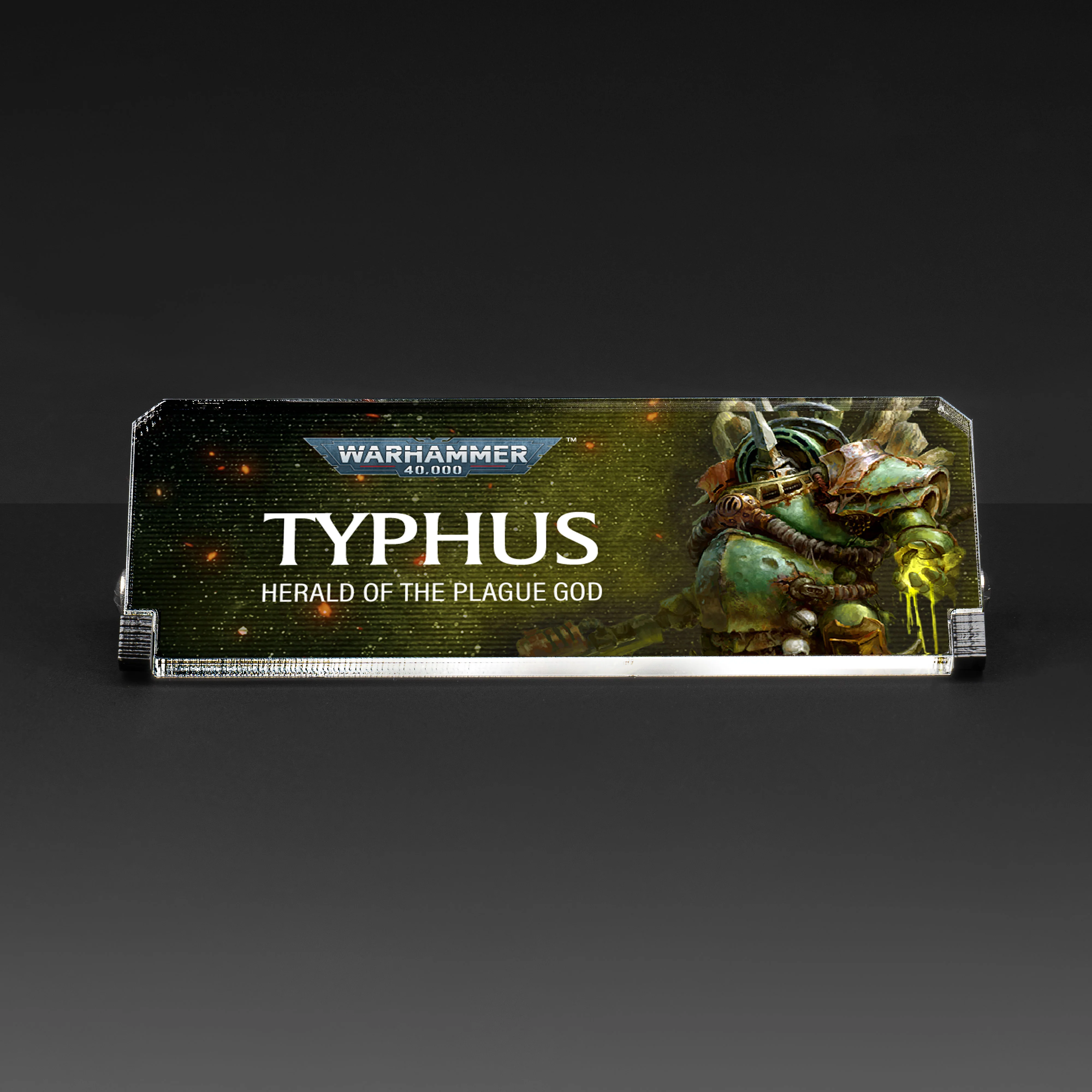 Plaque for Warhammer® 40,000 Typhus, Herald of the Plague God - Image 2
