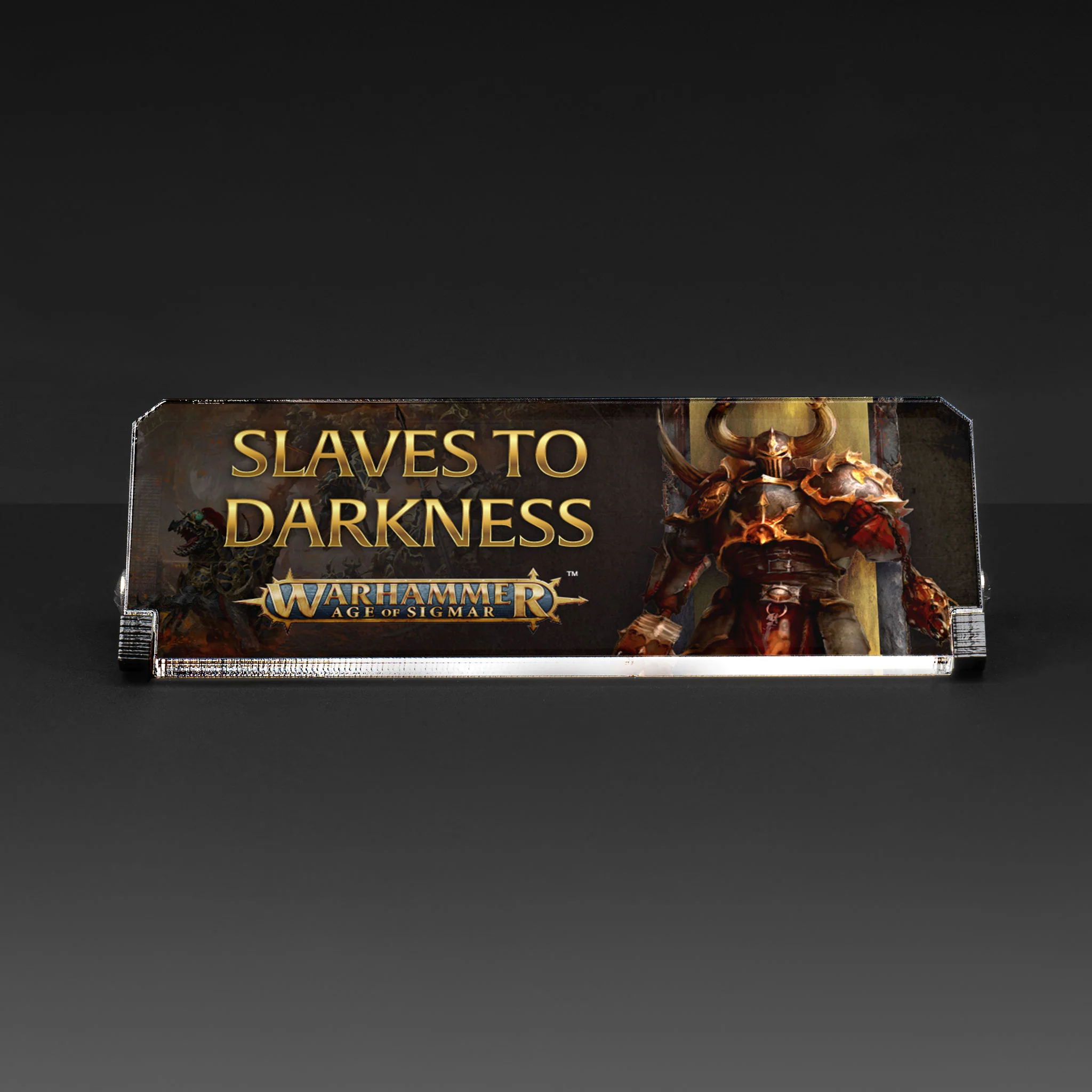 Plaque for Warhammer® Age of Sigmar - Slaves To Darkness - Image 2