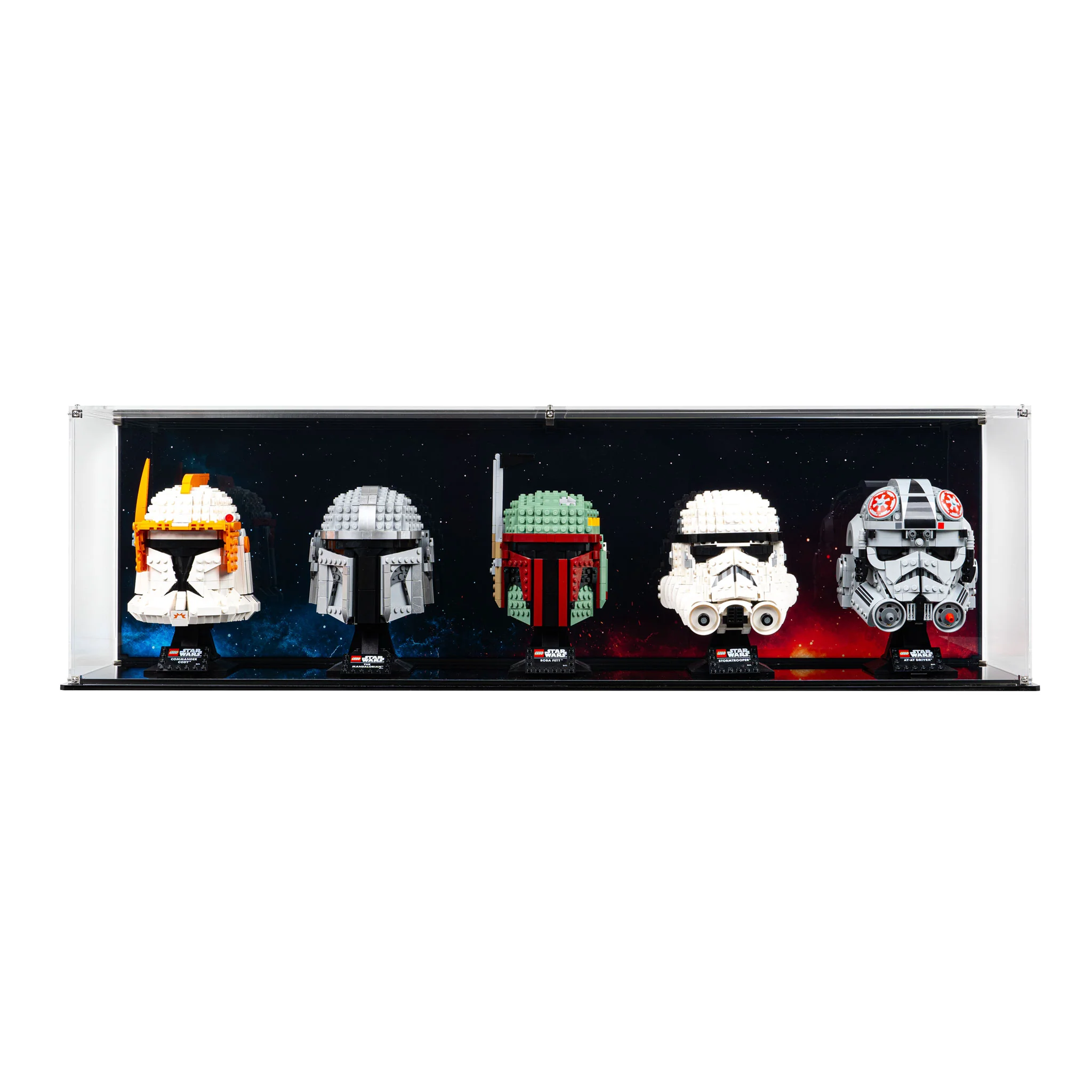 Star Wars™ Themed Display Case for Five LEGO® Helmets - Image 2