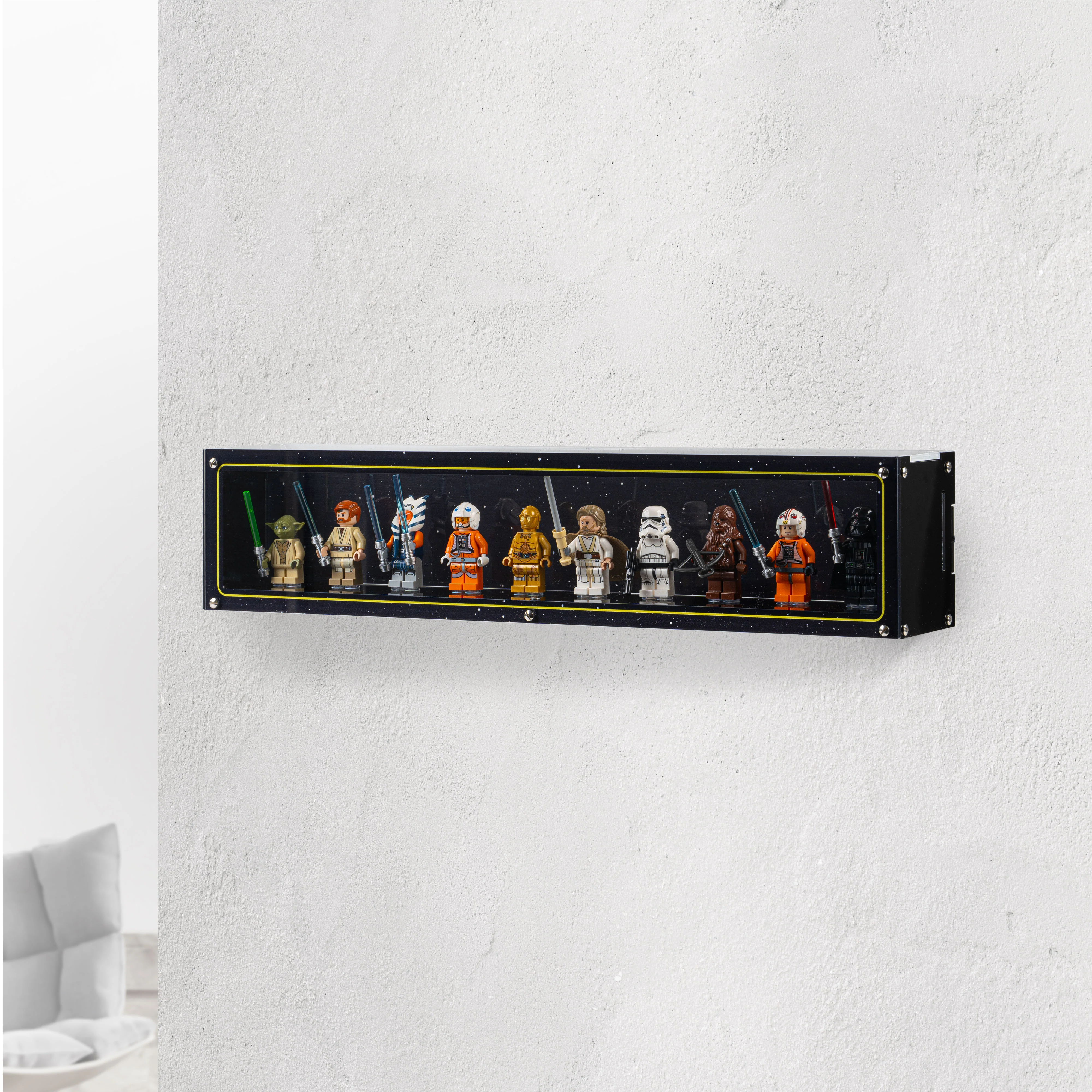 Wall Mountable Display Case for LEGO® Minifigures