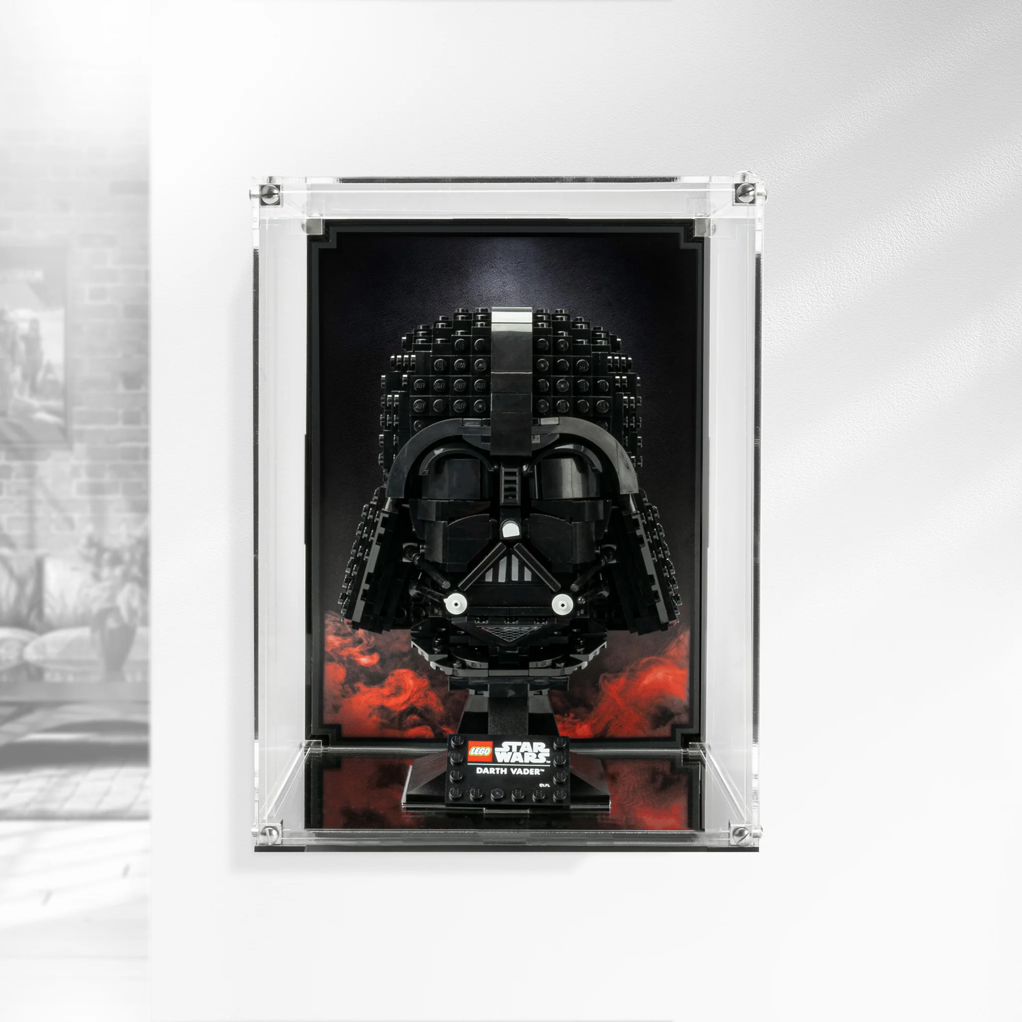 Wall Mounted Display Case for LEGO® Star Wars Darth Vader Helmet (75304)