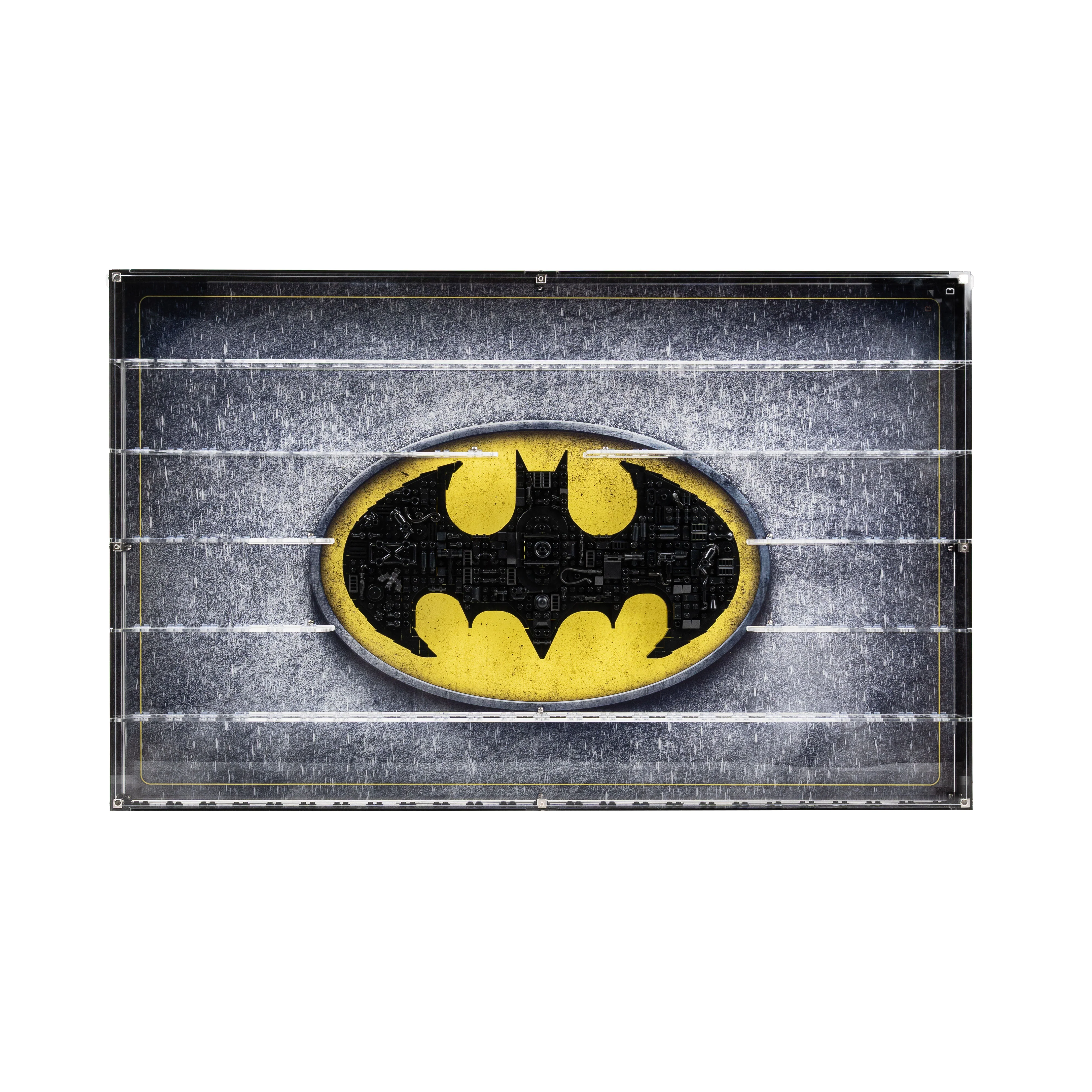 Wall Mounted Display Case for LEGO® Batman™ Logo & 121 Minifigures (76330) - Image 4