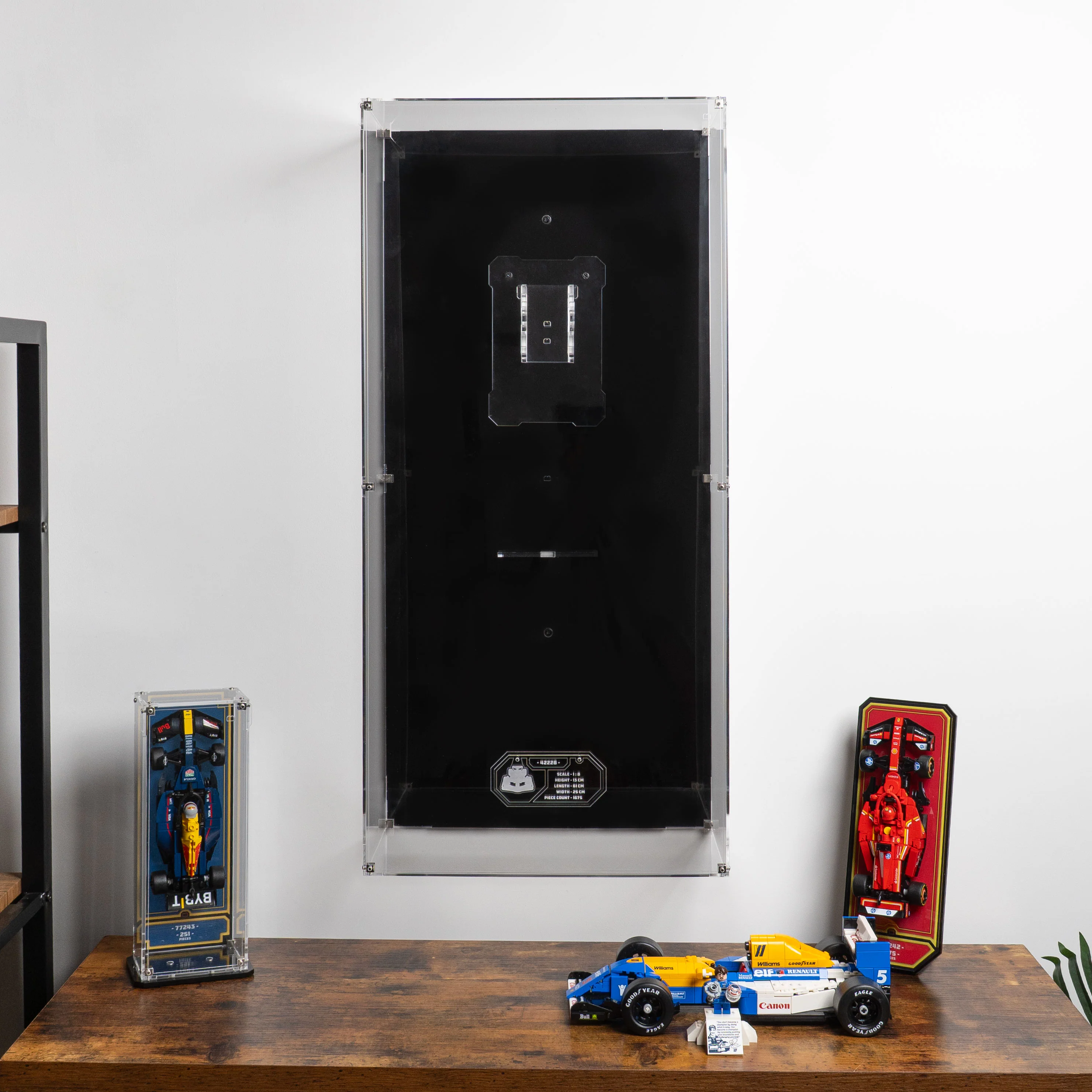 Wall Mounted Display Case for LEGO® Technic McLaren MCL39 F1® Car (42228) - Image 8