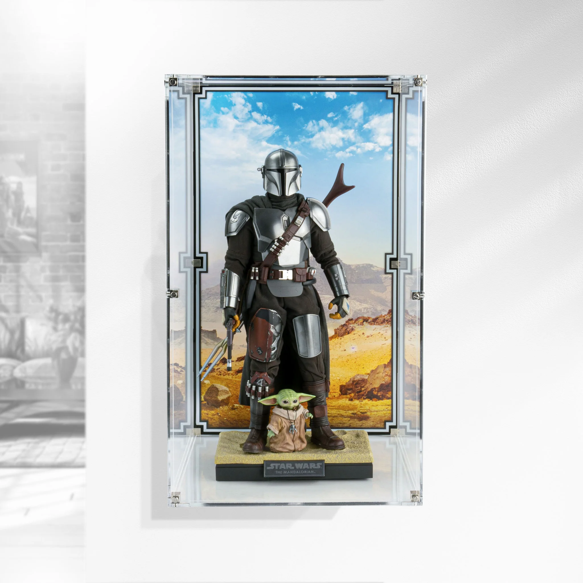 Standard Wall Mounted Display Cases for Hot Toys 1/6th Scale Figure