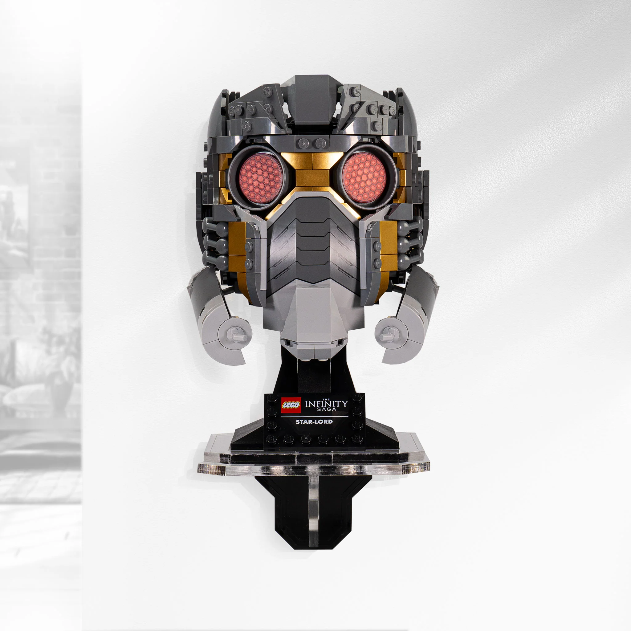 Wall Mounted Display for LEGO® Marvel Star-Lord's Helmet (76251)